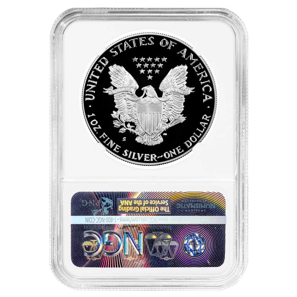 1986-S Proof $1 American Silver Eagle NGC PF70UC Brown Label