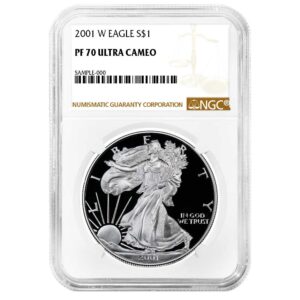 1986-S Proof $1 American Silver Eagle NGC PF70UC Brown Label