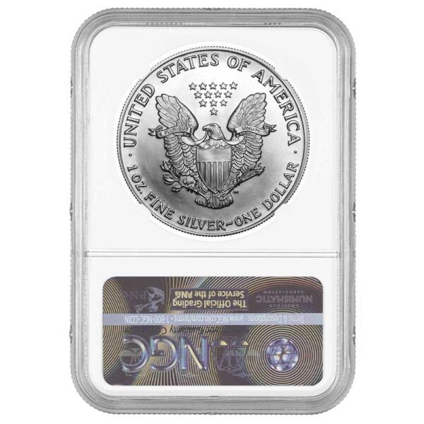 1988 $1 American Silver Eagle NGC MS69 Brown Label - Pinehurst Coins