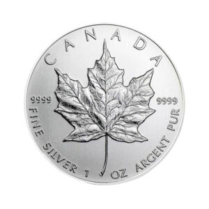 $5 Silver Canadian Maple Leaf 1 oz Random Year Brilliant Uncirculated