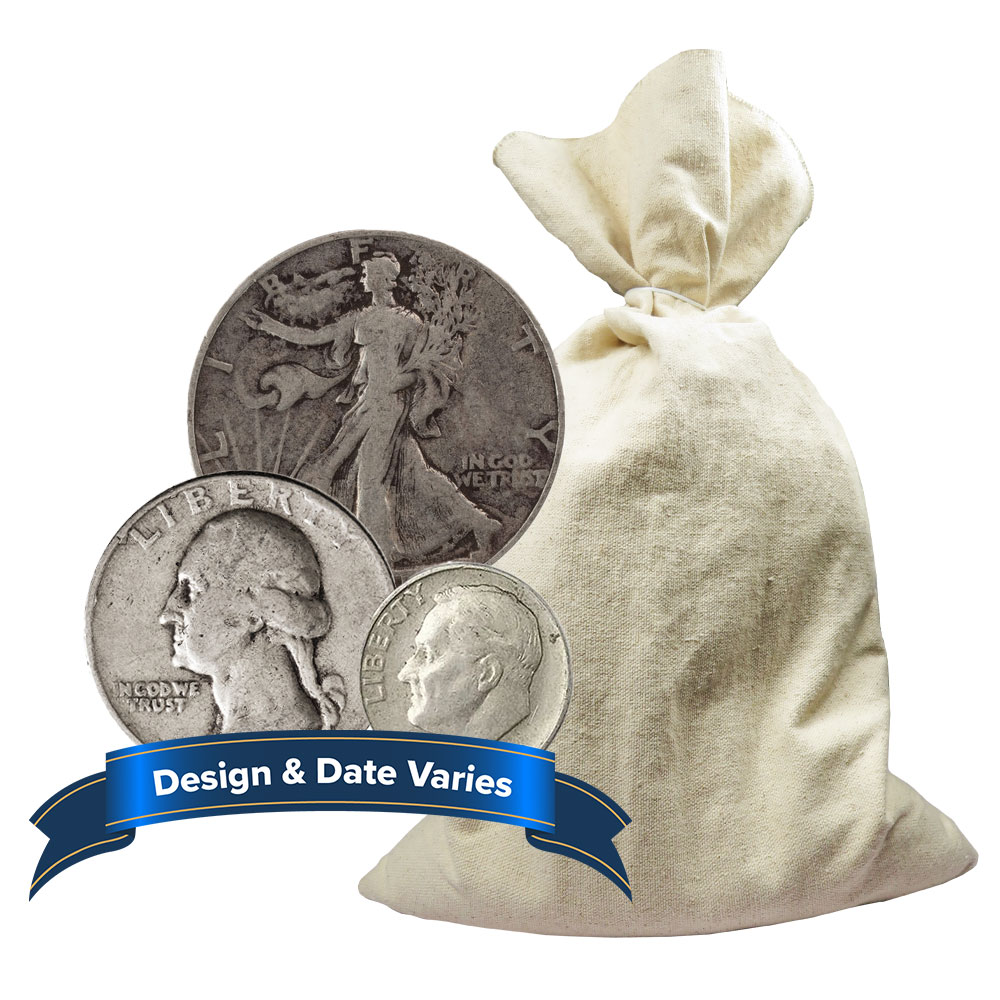 90% Silver Coins Average Circulated $1 Face Value - Pinehurst Coins