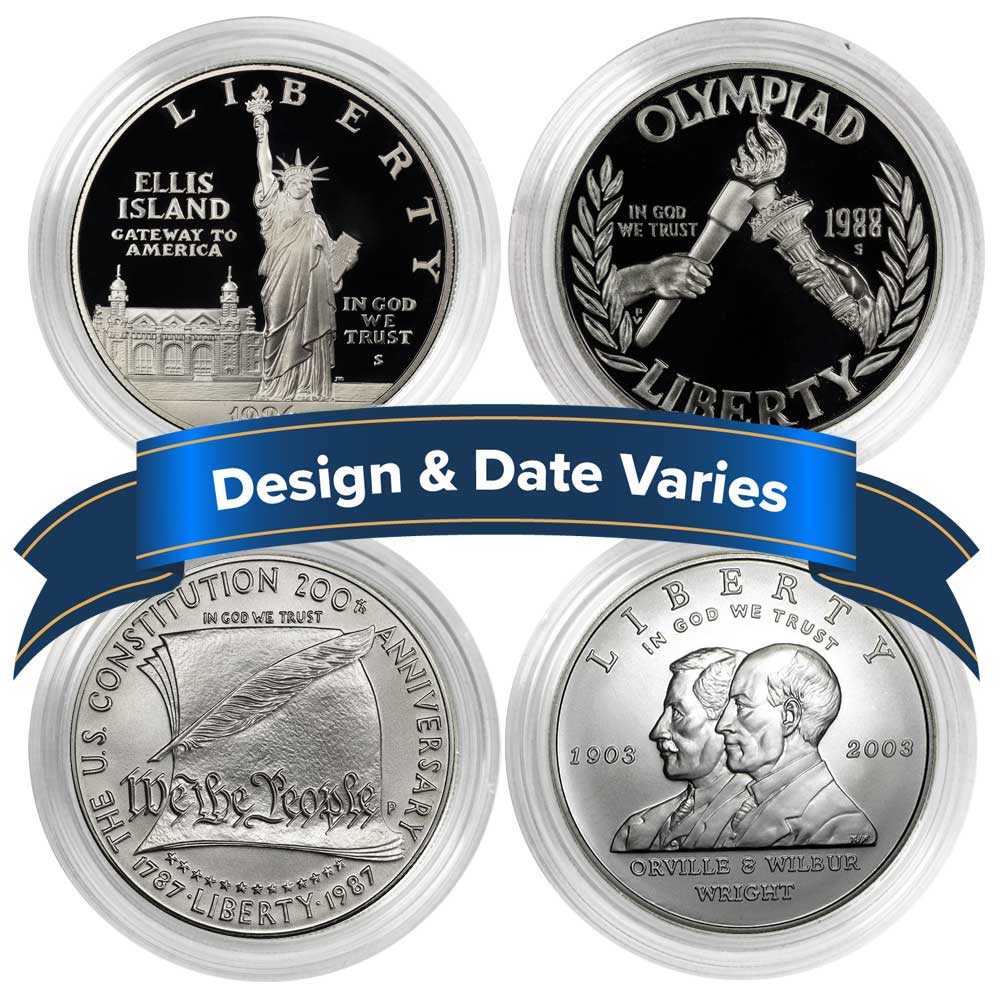 U.S. $1 Silver Commemorative Random Year Proof or Uncirculated - Pinehurst  Coins