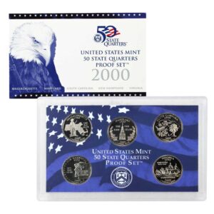 2000-S U.S. Clad State Quarters Proof Set
