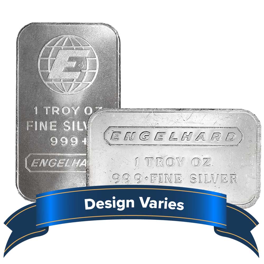 Engelhard .999 Fine Silver Bar 1 oz Secondary Market - Pinehurst Coins