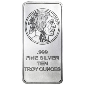 Lot of 20 - 10 Troy oz Buffalo .999 Fine Silver Bar Sealed