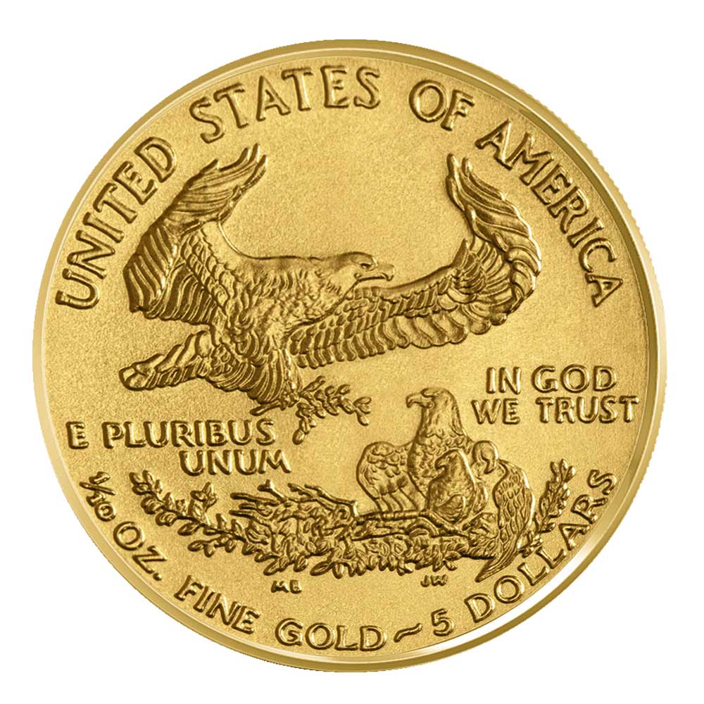 1993 $5 American Gold Eagle 1/10 oz Brilliant Uncirculated