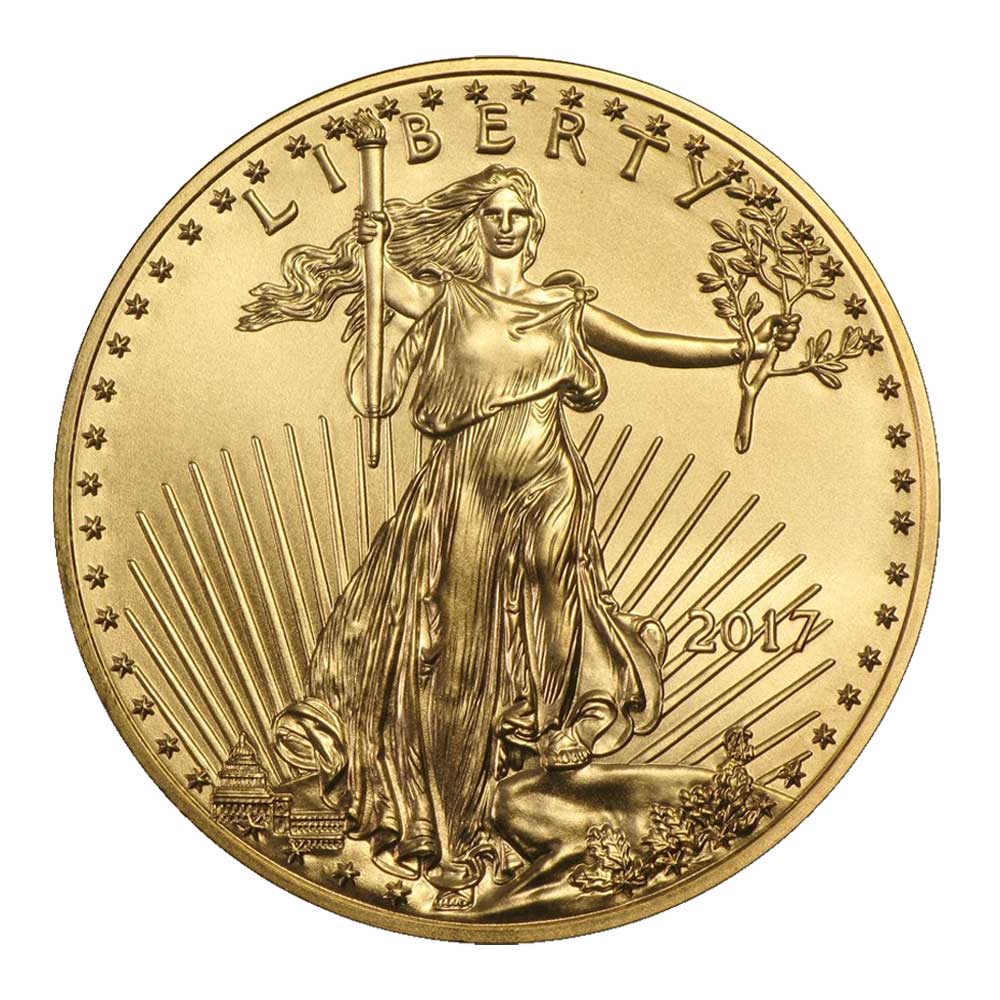 2017 $50 American Gold Eagle 1 oz Brilliant Uncirculated