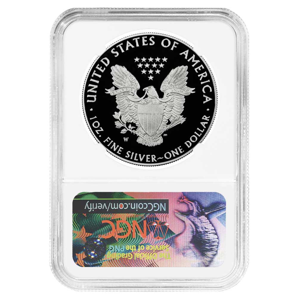 2017-W Proof $1 American Silver Eagle NGC PF69UC Brown Label