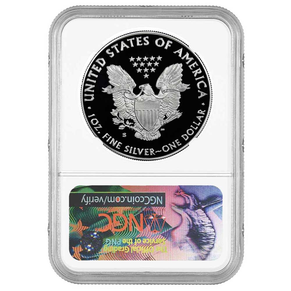 2017-S Proof $1 American Silver Eagle Congratulations Set NGC