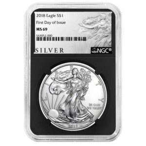 1992 $1 American Silver Eagle NGC MS69 Brown Label - Pinehurst Coins