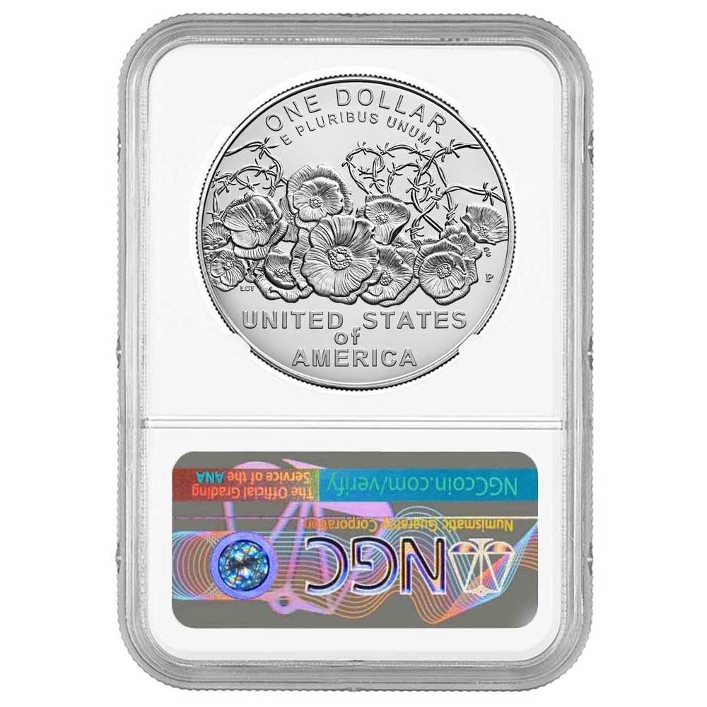 2018-P UNC $1 WWI Centennial Silver Dollar - Pinehurst Coins