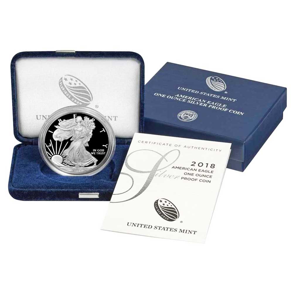 2018-W Proof $1 American Silver Eagle