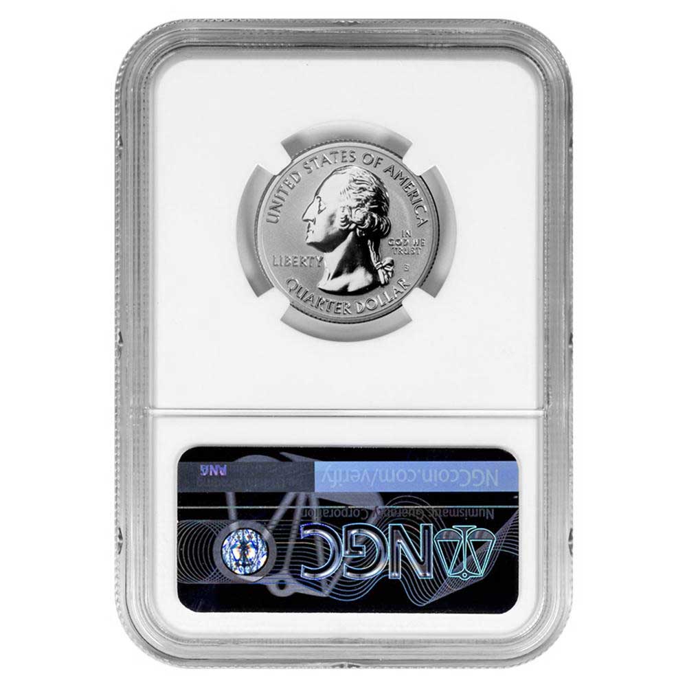 2018-S Silver Voyageurs National Park Reverse Proof America the