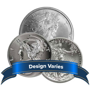 2 Troy oz Silver Round .999 Fine Generic Impaired