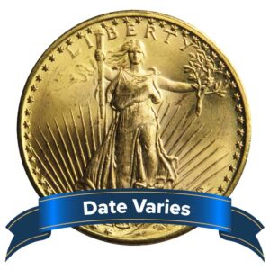$20 St. Gaudens Gold Double Eagle Eagle Brilliant Uncirculated Random Year