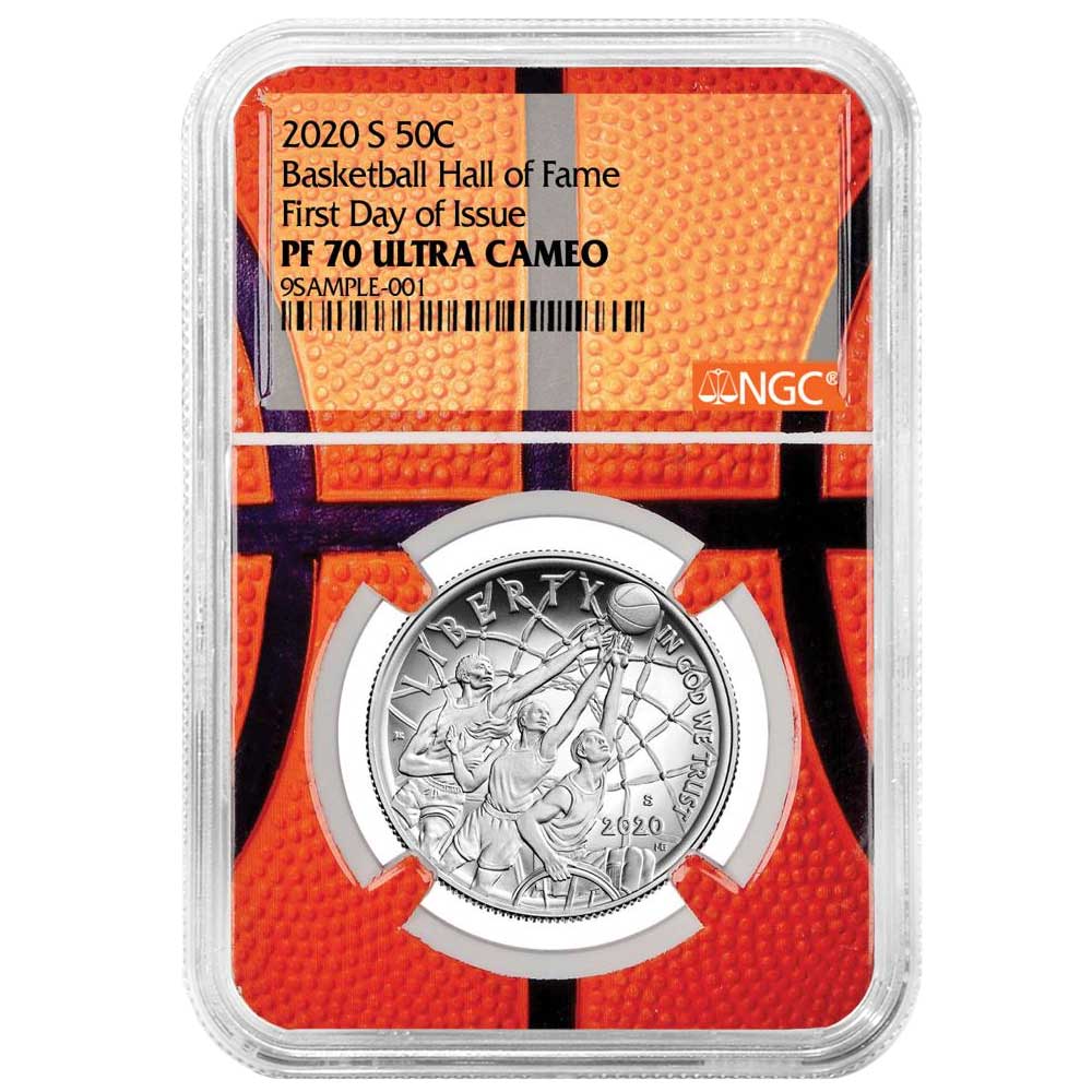 2020-S Basketball Hall of Fame Clad Half Dollar Proof Coin NGC