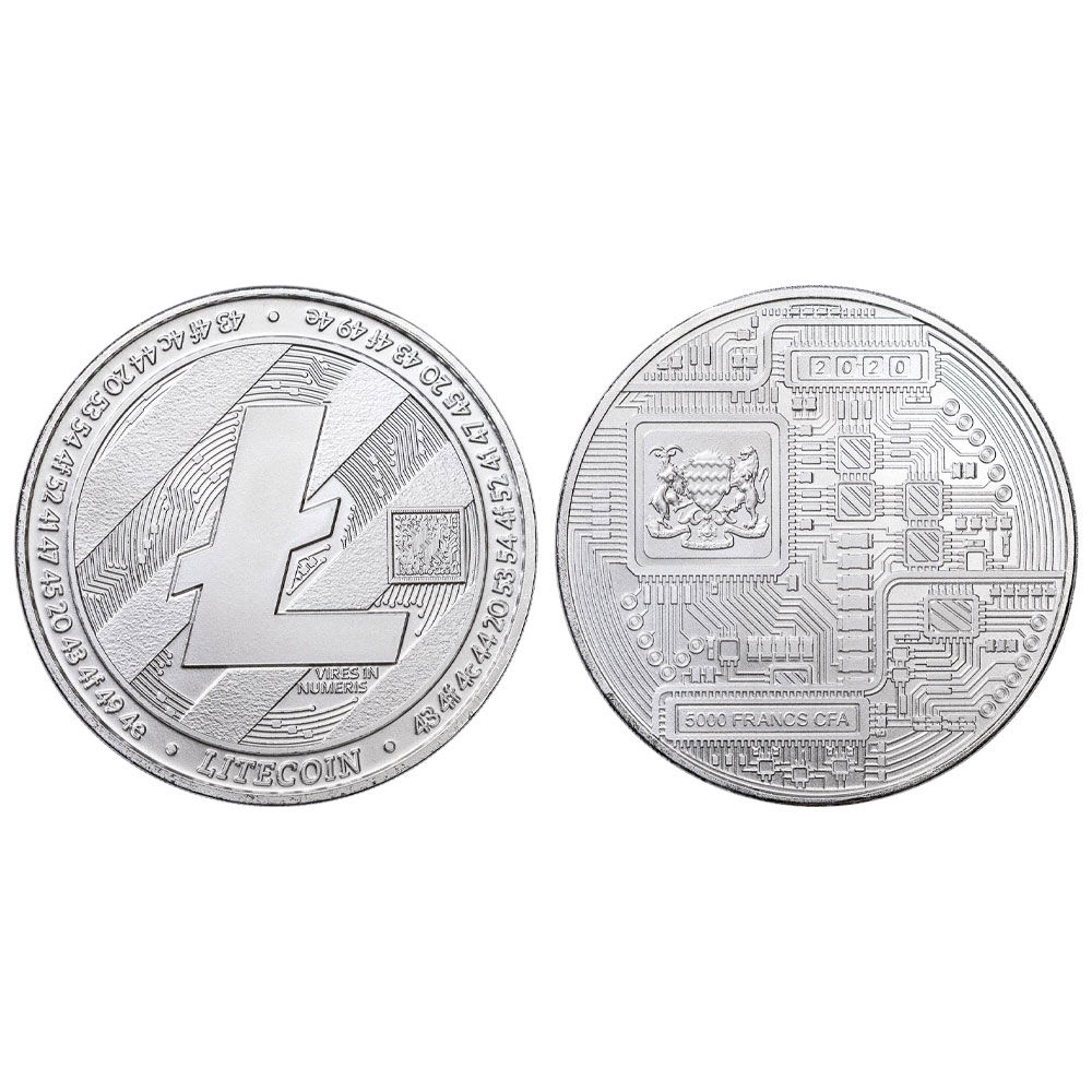 2020 1 オンス 銀貨 仮想通貨 LITECOIN チャッド共和国版 ビット チャド共和国 シルバー 仮想通貨