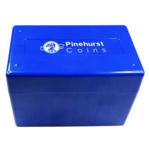 Pinehurst Coins Blue Storage Box for 10 Individual Certified Coins Fits NGC / PCGS