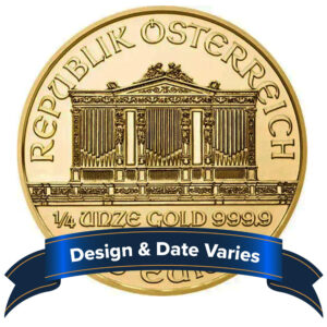 Austrian Gold Philharmonic .9999 1/4 oz Random Year BU