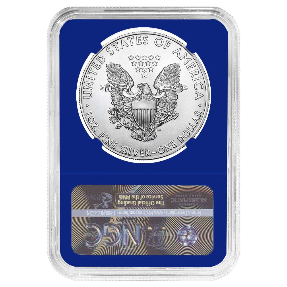 2021 (W) $1 Type 1 American Silver Eagle NGC MS70 FDI First Label