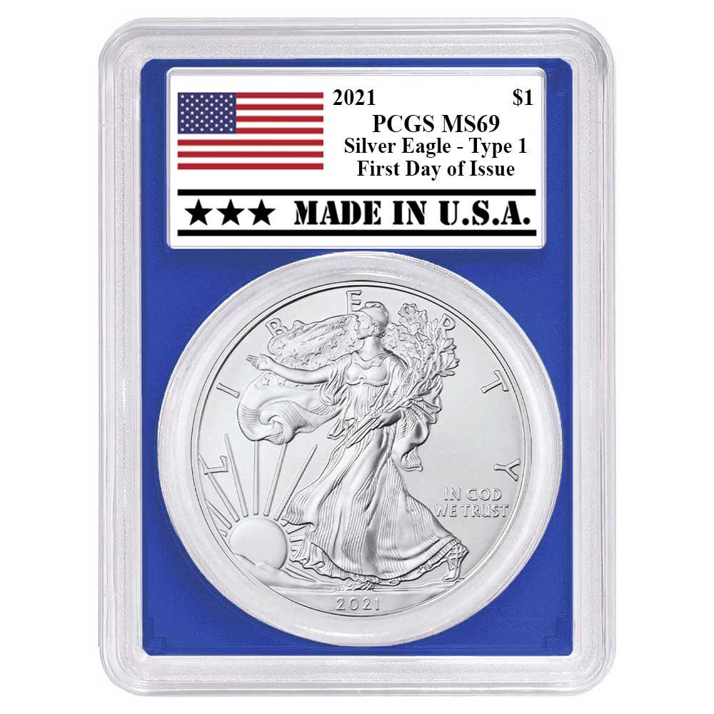 2021 $1 Type 1 American Silver Eagle