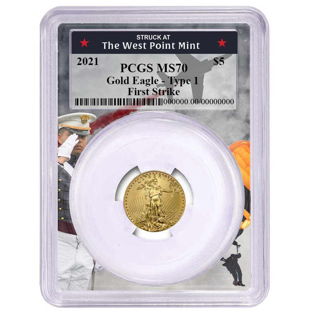 銀貨 Struck at West Point Mint 2021 MS70 2021 West Point Mint ASE PCGS MS70 Coin FS Silver Eagle Dollar