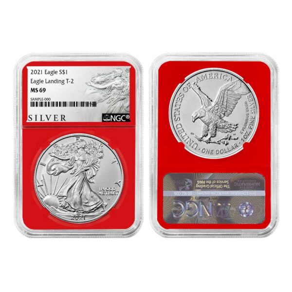 2021 $1 Type 2 American Silver Eagle | Pinehurst Coins