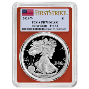 2021-W Proof $1 Type 2 American Silver Eagle