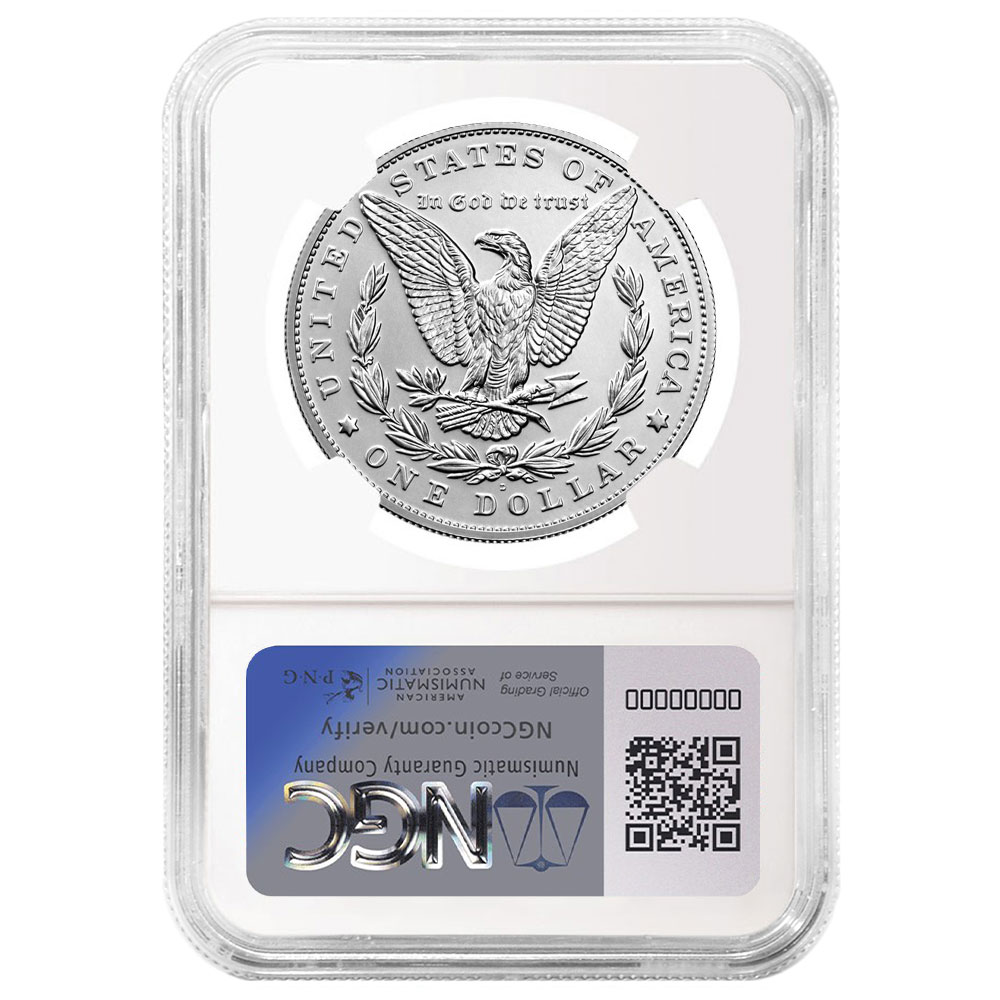 2021-D $1 Morgan Silver Dollar NGC MS70 Brown Label - Pinehurst Coins