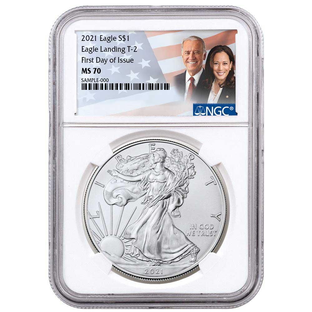 2021 $1 Type 2 American Silver Eagle | Pinehurst Coins