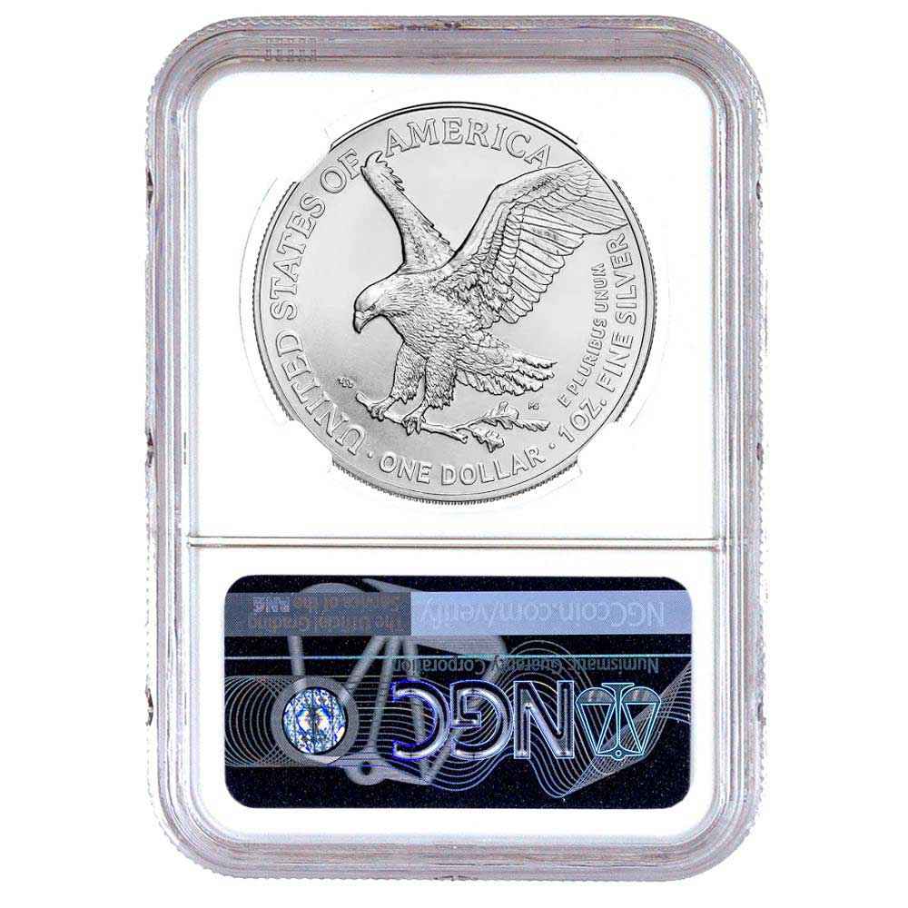 2021 $1 Type 2 American Silver Eagle | Pinehurst Coins
