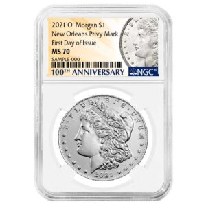 2021 $1 Morgan Silver Dollar "O" Privy Mark