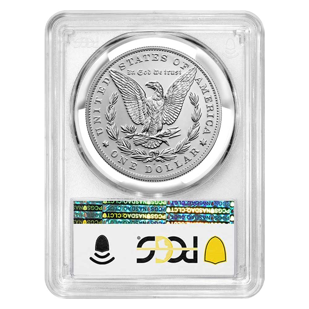 2021-S $1 Morgan Silver Dollar PCGS MS70 FS 100th Anni. Label