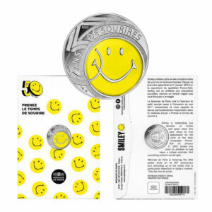 2022 France 10 Euro Smiley 17g Silver Proof Coin