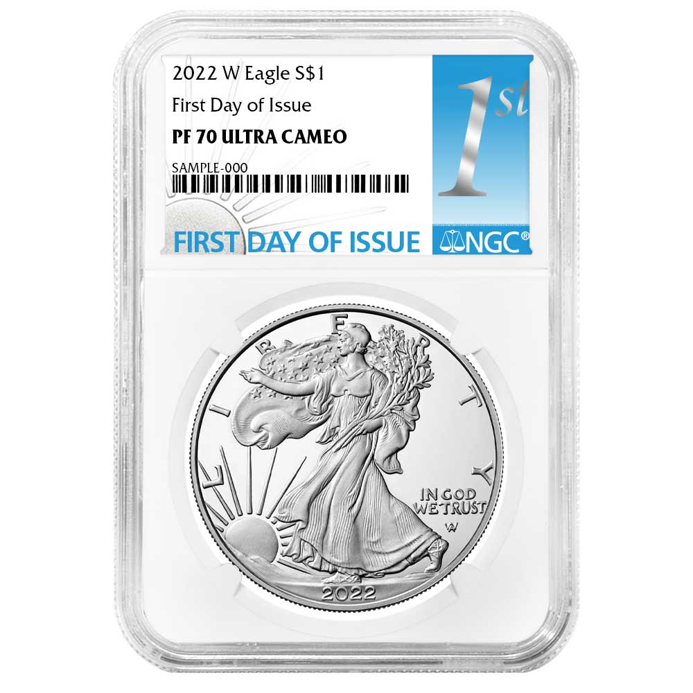 2022-W Proof $1 American Silver Eagle NGC PF70UC FDI First Label