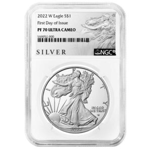 2022-W Proof $1 American Silver Eagle NGC PF70UC ER ALS Label