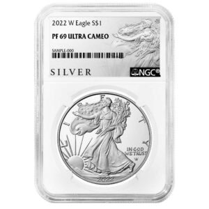 2022-W Proof $1 American Silver Eagle NGC PF69UC ALS Label