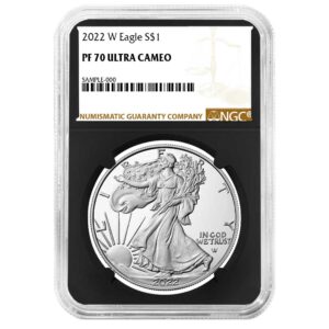 2022-W Proof $1 American Silver Eagle NGC PF70UC Brown Label Retro Core