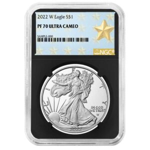 2022-W Proof $1 American Silver Eagle NGC PF70UC West Point Star Label Retro Core