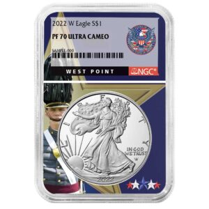 2022-W Proof $1 American Silver Eagle NGC PF70UC West Point Core