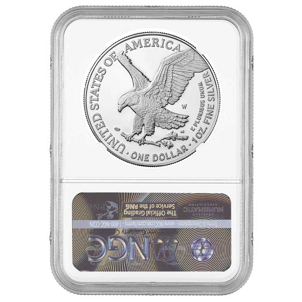 2022-W Proof $1 American Silver Eagle Congratulations Set NGC