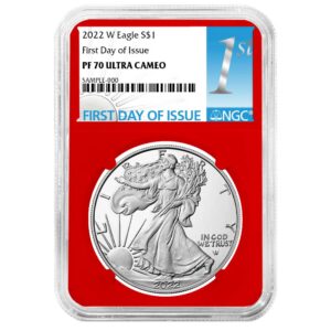 2022-W Proof $1 American Silver Eagle NGC PF70UC FDI First Label Red Core