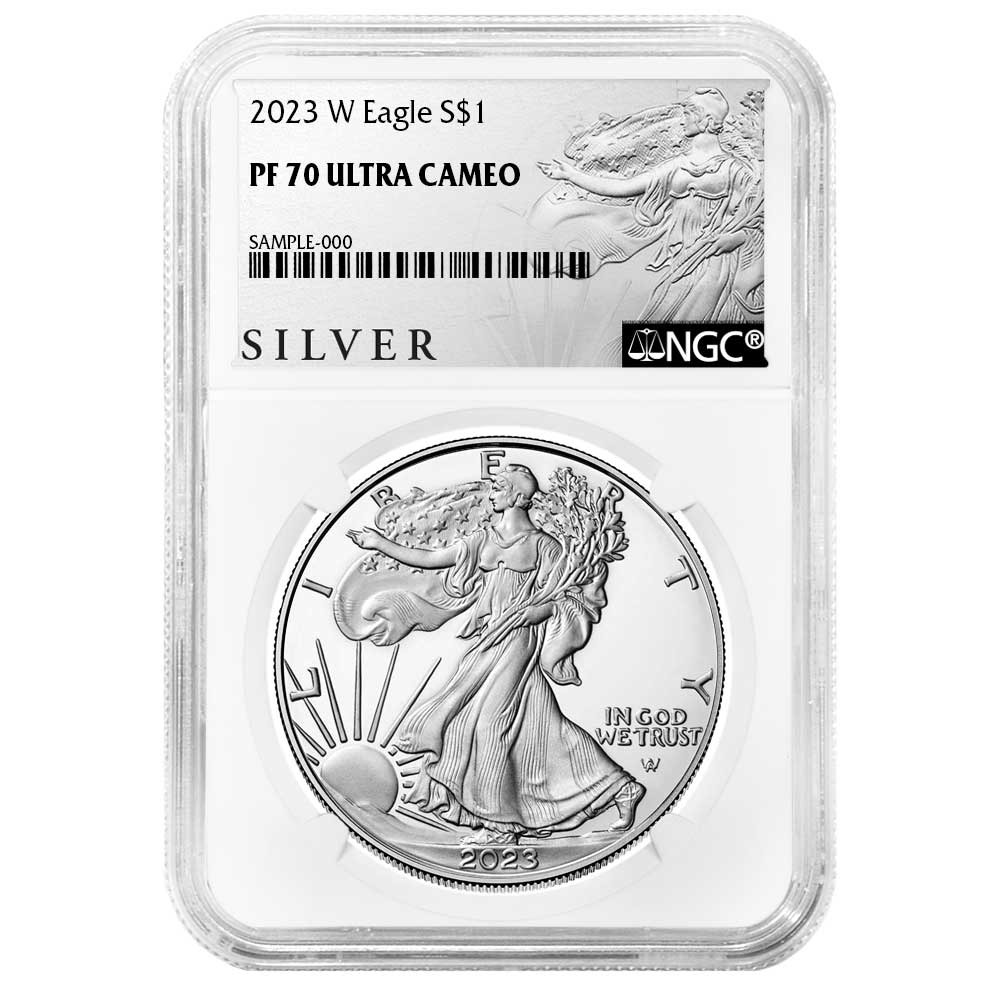 2023-W Proof $1 American Silver Eagle NGC PF70UC ALS Label