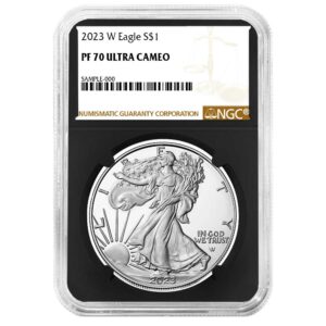 2023-W Proof $1 American Silver Eagle NGC PF70UC Brown Label Retro Core