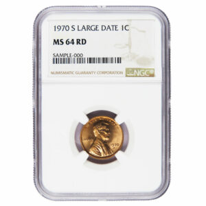 1970-S 1C Large Date NGC MS64 RD