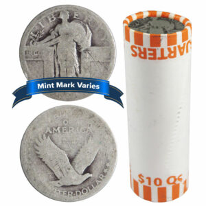 No Dates 90% Standing Liberty Quarters