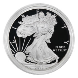 2012-S Proof $1 American Silver Eagle Capsule