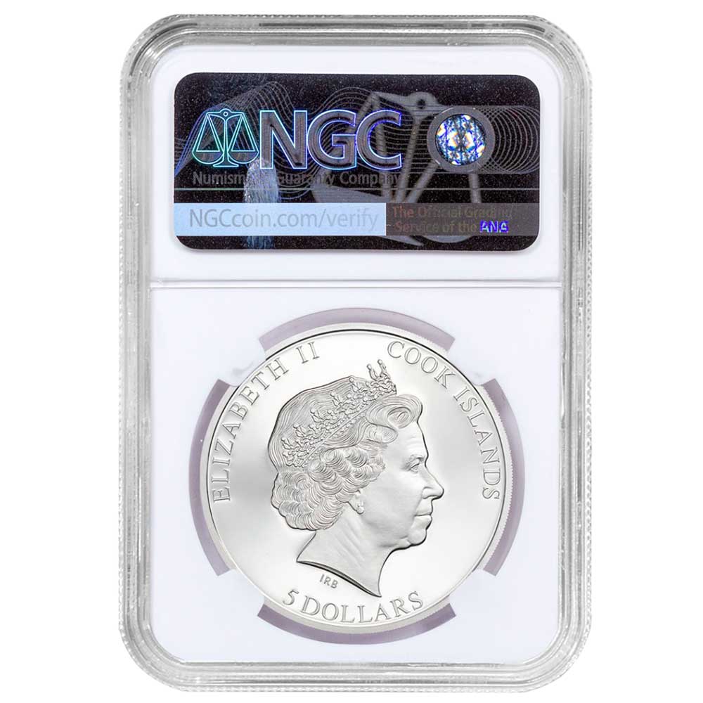 2022 $5 In Memoriam of Queen Elizabeth II Silver PF70 FR