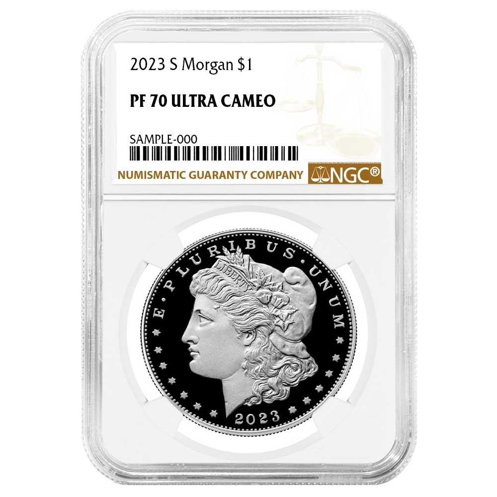 2023-S Proof $1 Morgan Silver Dollar NGC PF70UC Brown Label