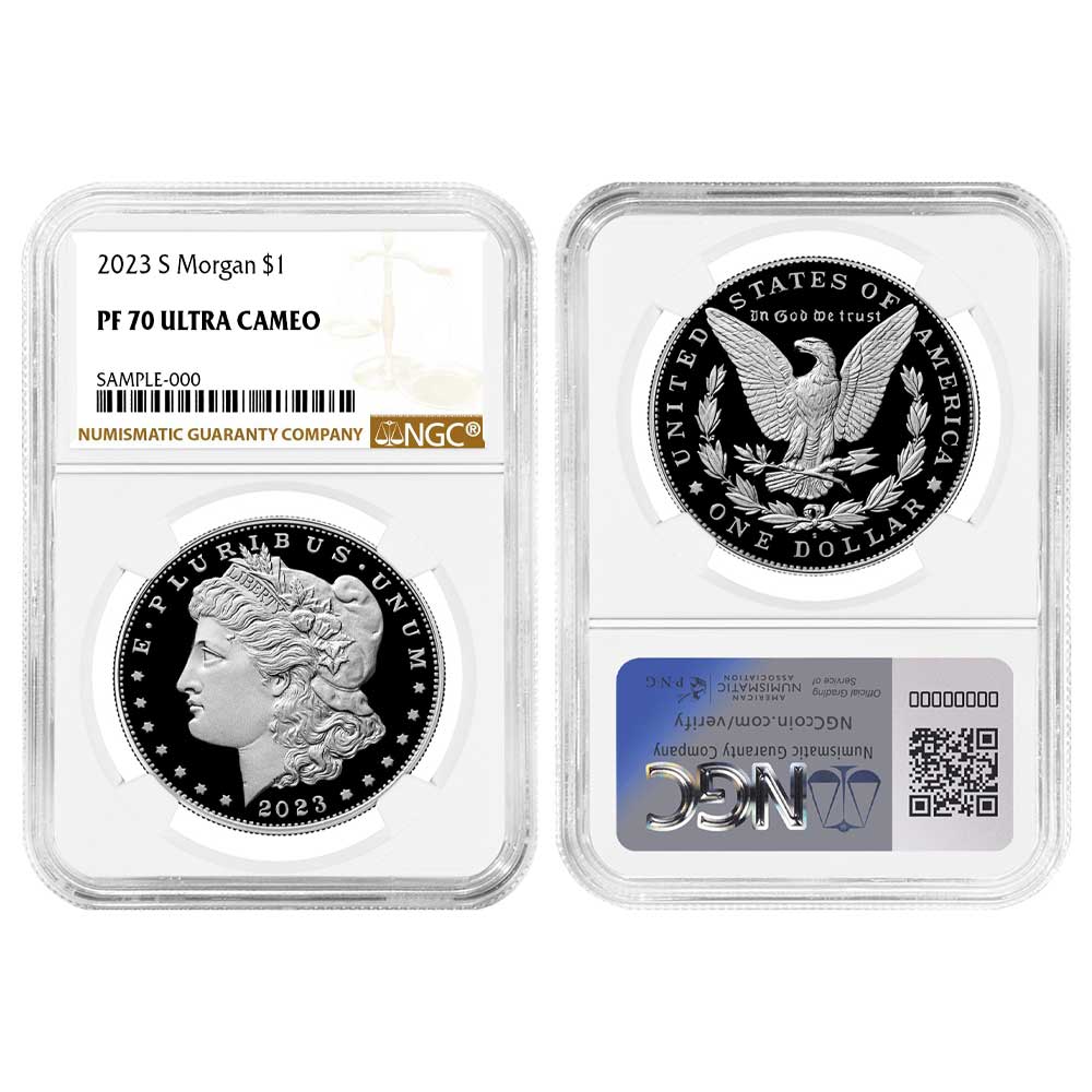 2023-S Proof $1 Morgan Silver Dollar NGC PF70UC Brown Label